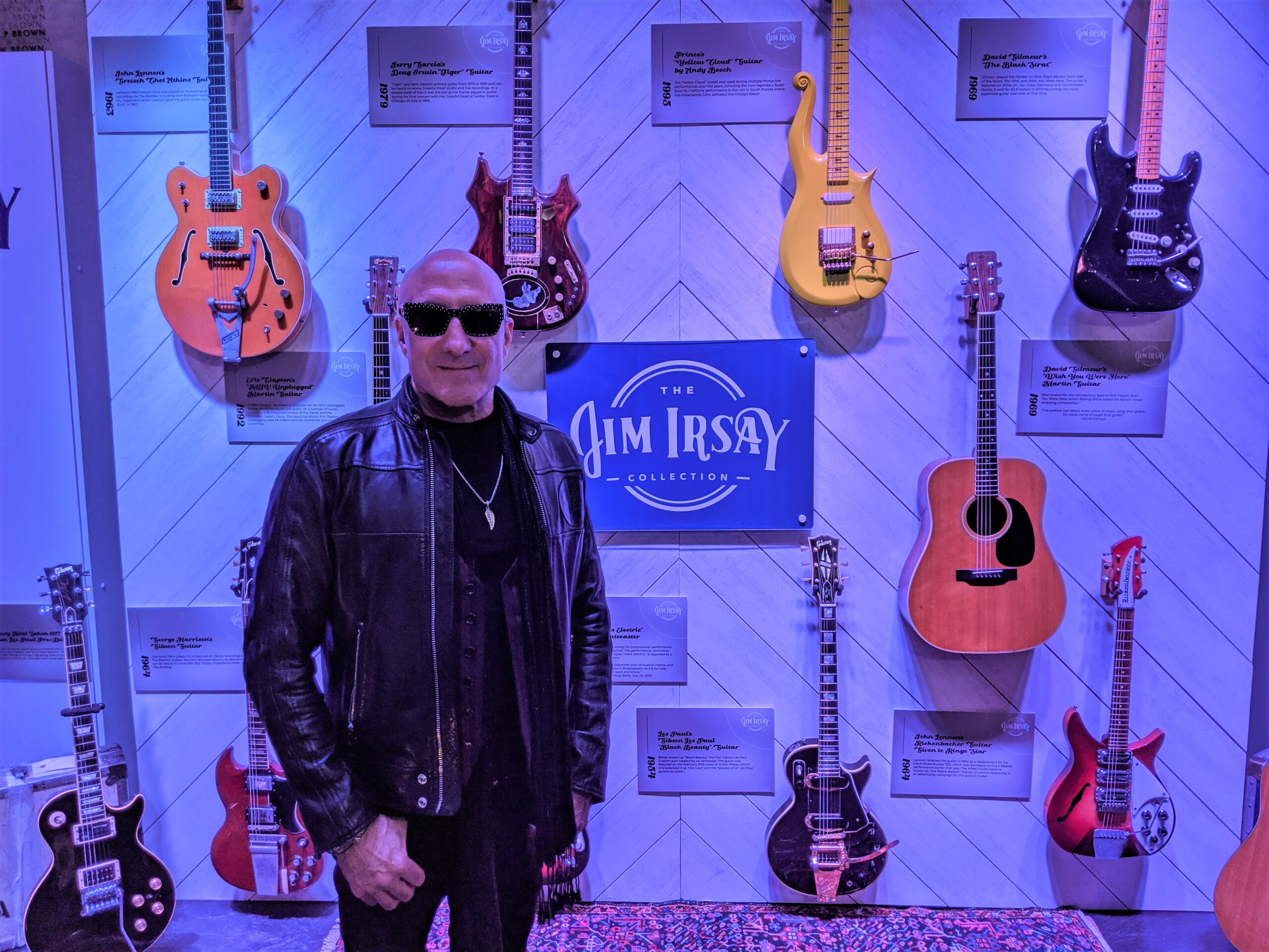 Kenny Aronoff and Jim Irsay Collection event