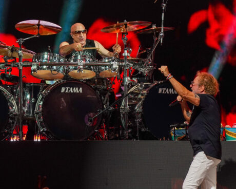 Kenny Aronoff with Sammy Hagar